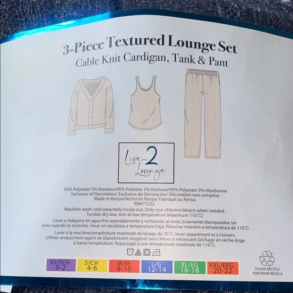 Live 2 Lounge Charcoal Lounge Set - Picture 3 of 4